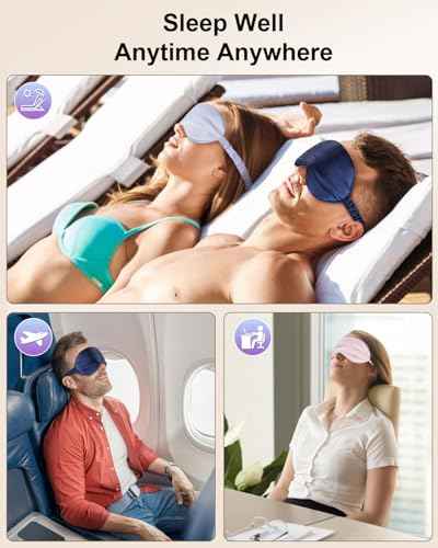 2 Pack Silk Sleep Masks (2 Count)