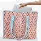 100% Cotton Quilted Tote Bag For Women