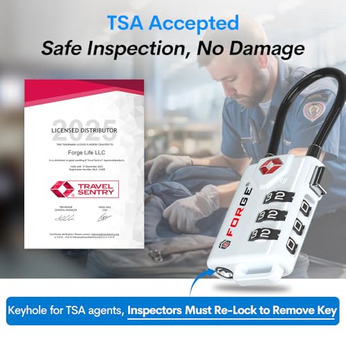 TSA Approved Cable Luggage Locks