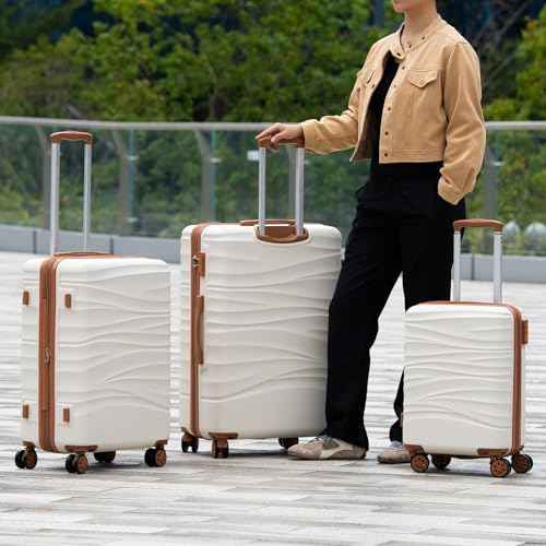 Hardside Expandable 3PCS Luggage Set with Spinner Wheels (3 Count)