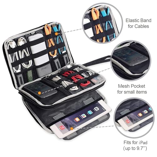 Double Layer Electronics Organizer
