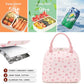 Lunch Bag for Women Men Cute Corduroy Lunch Tote Bags Reusable Insulated Lunch Box Large Capacity Reusable Insulated Cooler for Work Picnic or Travel