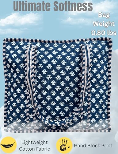 100% Cotton Quilted Tote Bag For Women