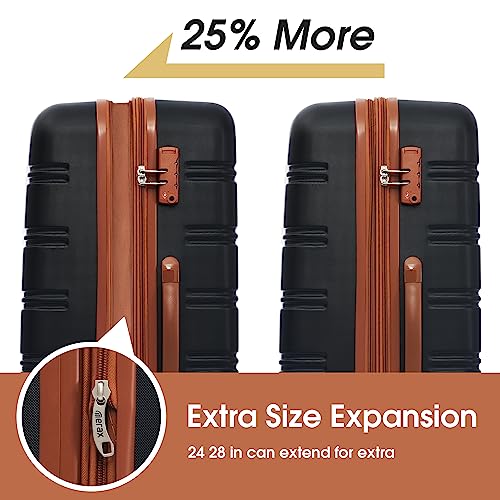 Luggage set 13 Piece 16 20 24 28 IN Hardside Suitcase with Bags (13 Count)
