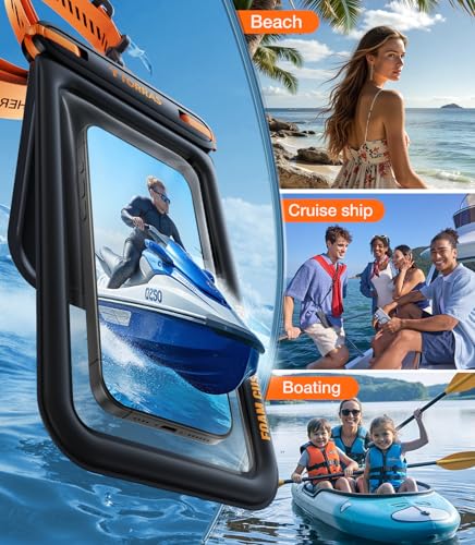 IP68 Waterproof Phone Pouch Floating with Double Space 7.0"
