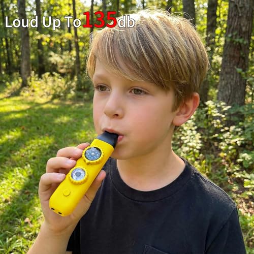 Multifunctional Survival Emergency Whistle for Kids with Compass Hiking Survival