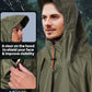 Hooded Rain Poncho for Adult Waterproof Lightweight Raincoat