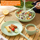 6 Piece Camping Mess Kit with Bowl