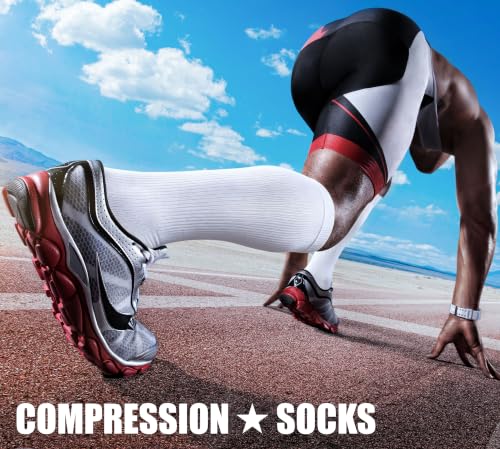 Compression Socks for Women & Men Circulation (3 Count)