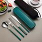 4 Piece Portable Travel Utensils Set with Case 18 (4 Count)