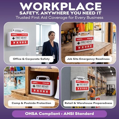 50 Person OSHA Compliant First Aid Kit for Businesses