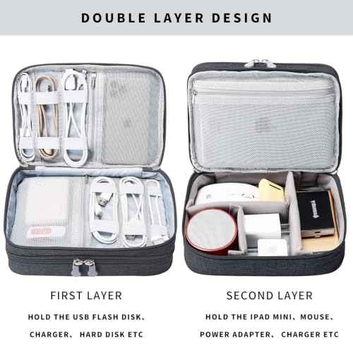 Custom Personalized Travel Cable Organizer Bag