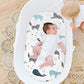 Stretch Fitted Bassinet Sheet Set BROLEX 2 Pack Cradle Sheets for Bassinet Pad (2 Count)