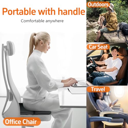 iGelComfort 3 in 1 Foldable Gel Seat Cushion Featured with Memory Foam
