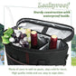 3 Bottle Wine Cooler Bag Carrier for Travel