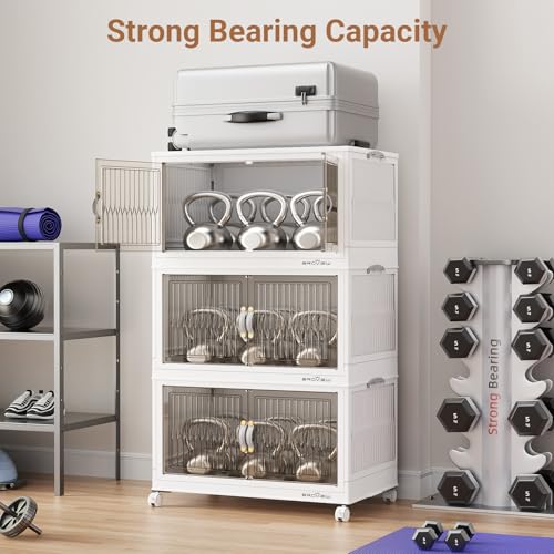 320Qt Stackable Storage Bins with Lid (4 Count)