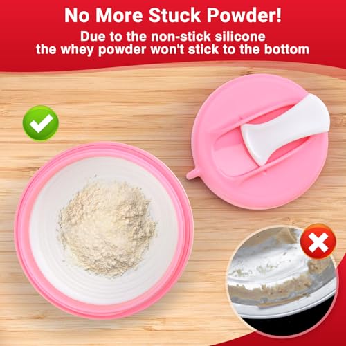 Protein Shaker Bottle Pink Collapsible