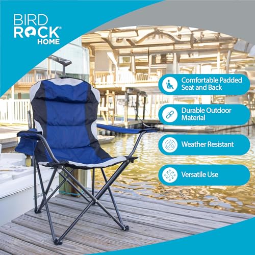 2 Pack Padded Camping Folding Chair (2 Count)