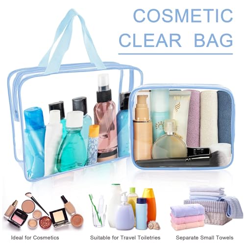 Clear Makeup Bags (6 Count)