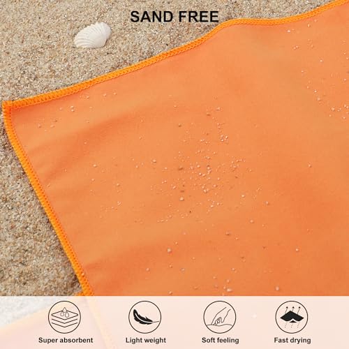Microfiber Towel Quick Dry Camping & Travel & Gym Towel. Compact