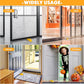 6 Pcs Heavy Duty Rubber Door Stops Wedge Stackable (6 Count)