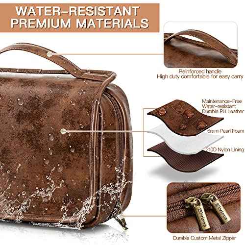 Hanging Toiletry Bag for Men (2 Count)