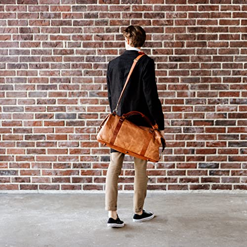 Vintage Leather Duffle Bag München for Travel or the Gym
