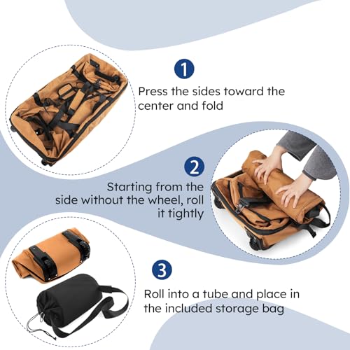 110L Expandable to 140L 32” Foldable Oxford Soft