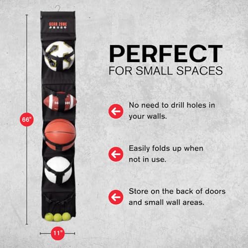 Hanging Sports Equipment Organizer