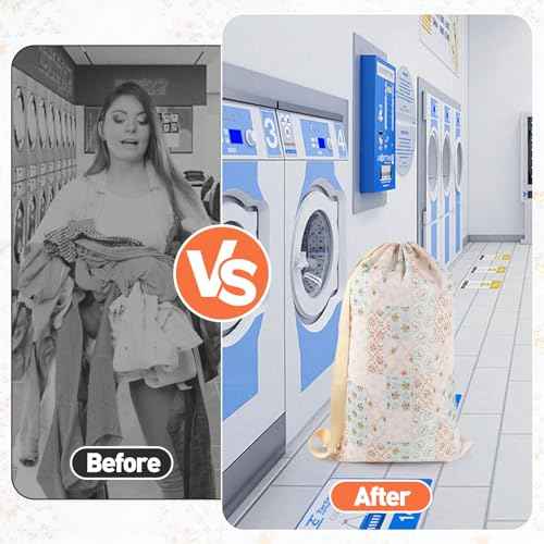 Laundry Bag Backpack for Dorm & Travel