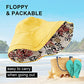 Women Floral Reversible Wide Brim Sun Hats Wired Edge Summer UPF Hat for Beach Hiking Garden Travel Lawn Work Chin Strap