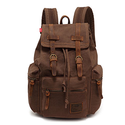 High Capacity Canvas Vintage Backpack