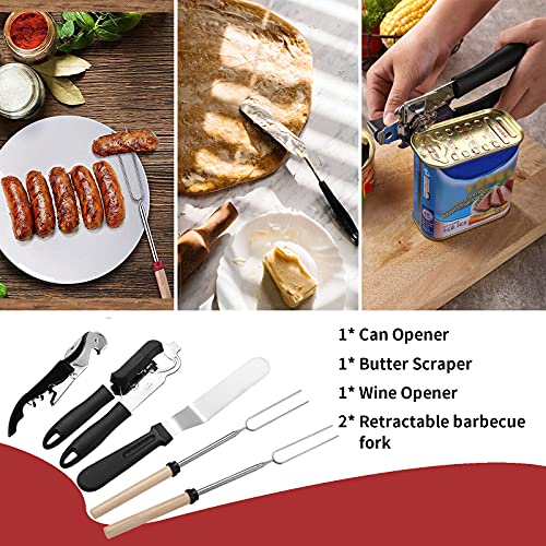 Portable 27 Piece Camping Cookware Kit