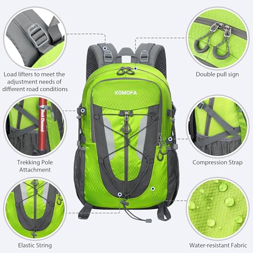 Hiking Backpack 30L Lightweight Travel Daypack Small Day Pack for Men Women Outdoor Camping Backpacking