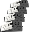 4 Packs Upgraded Door Stop Alarm Portable Wedge Door Stoppers Security Alarm 120db Entrance Alert Loud Door Stop Alarm for Travel Home Apartment or Dorm (4 Packs)