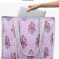 100% Cotton Quilted Tote Bag For Women