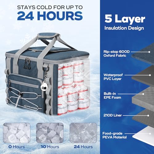 30 Can Leakproof Soft Cooler Bag with Quick Access Opening