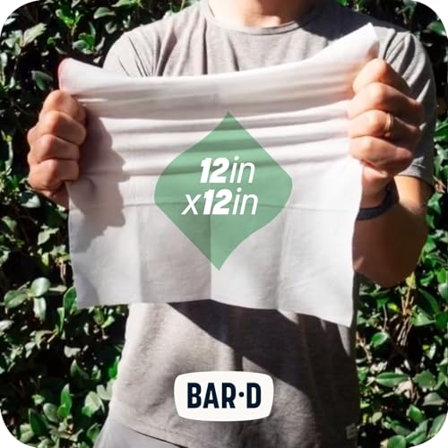 Bar D Cleansing Face & Body Wipes for Women and Men (20 Count)
