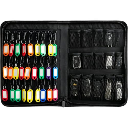 Portable Zippered Key Case