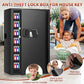 144 Keys Heavy Duty Fireproof Key Lock Box Wall Mount with Code&Hook Plates