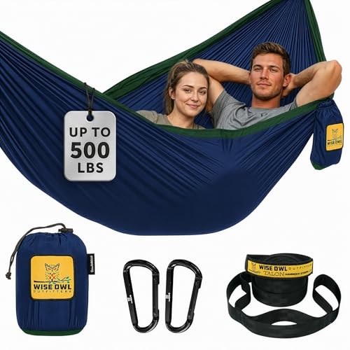 Hammock for Camping Double Hammocks Gear for The Outdoors Backpacking Survival or Travel