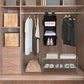 2 Pack 3 Shelf Hanging Closet Organizer with 2 Velcro (2 Count)