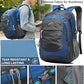Extra Large Backpack Bookbag for College Travel Laptop Business Hiking Backpack Fit Laptop Up to 17 Inch Sturdy Multi Compartment Gifts for Men Women Night Light Reflective