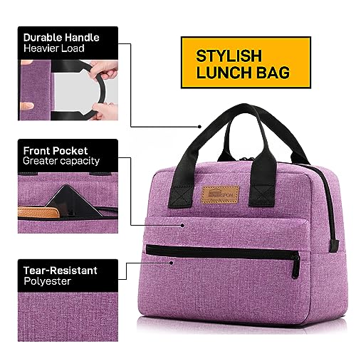 Insulated Lunch Bag for Women Men