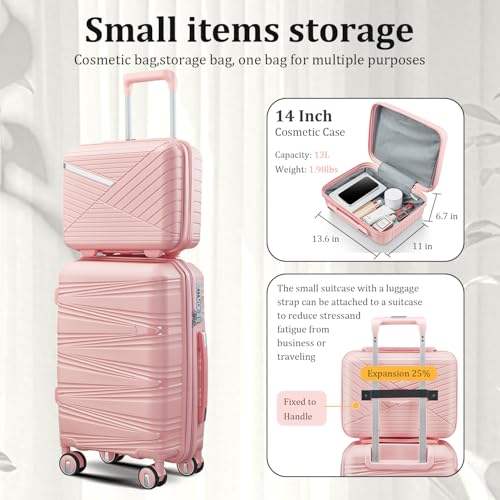 Luggage Sets 6 Piece Expandable Suitcase (6 Count)