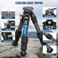 Carbon Fiber Tabletop Tripod with Leveling Base for Camera