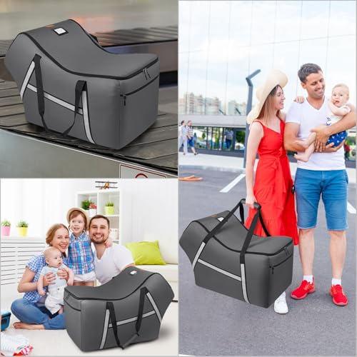 Infant Car Seat Travel Bag for Airplane Compatible with All Nuna Pipa Car Seat and Base