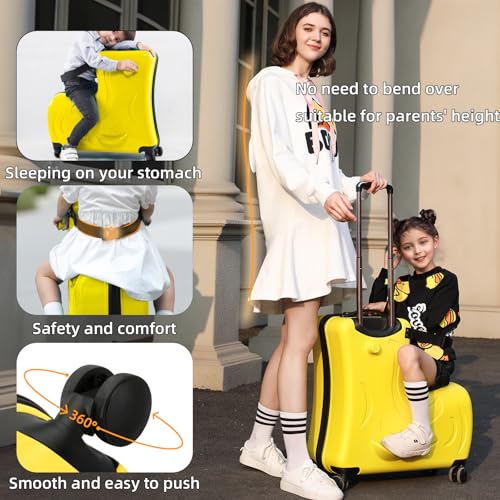 Kids Ride On Suitcase with Wheels