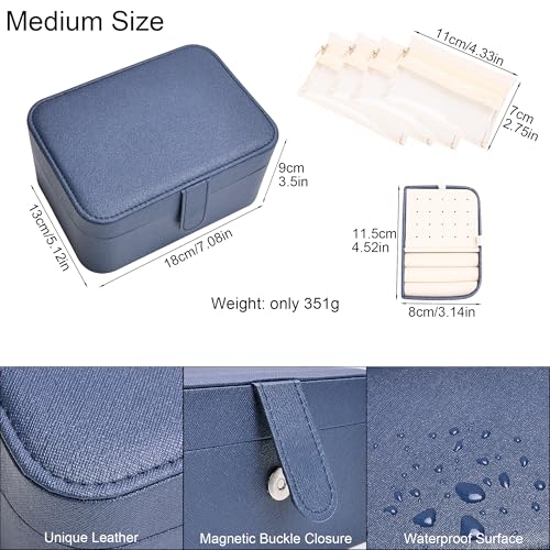 2 Layer Portable Jewelry Box
