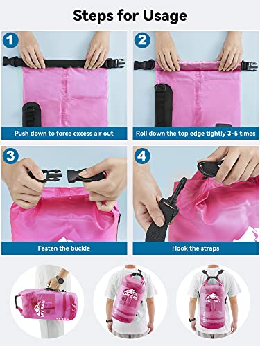 Dry Bag Waterproof Backpack with Phone Case